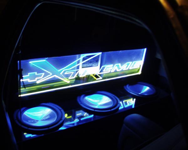This is my custom Sound System I did all the work myself, I no longer have this system working on a new one for my Chevy SS