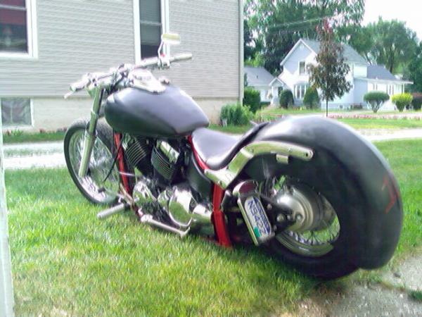 yamaha v-star modded